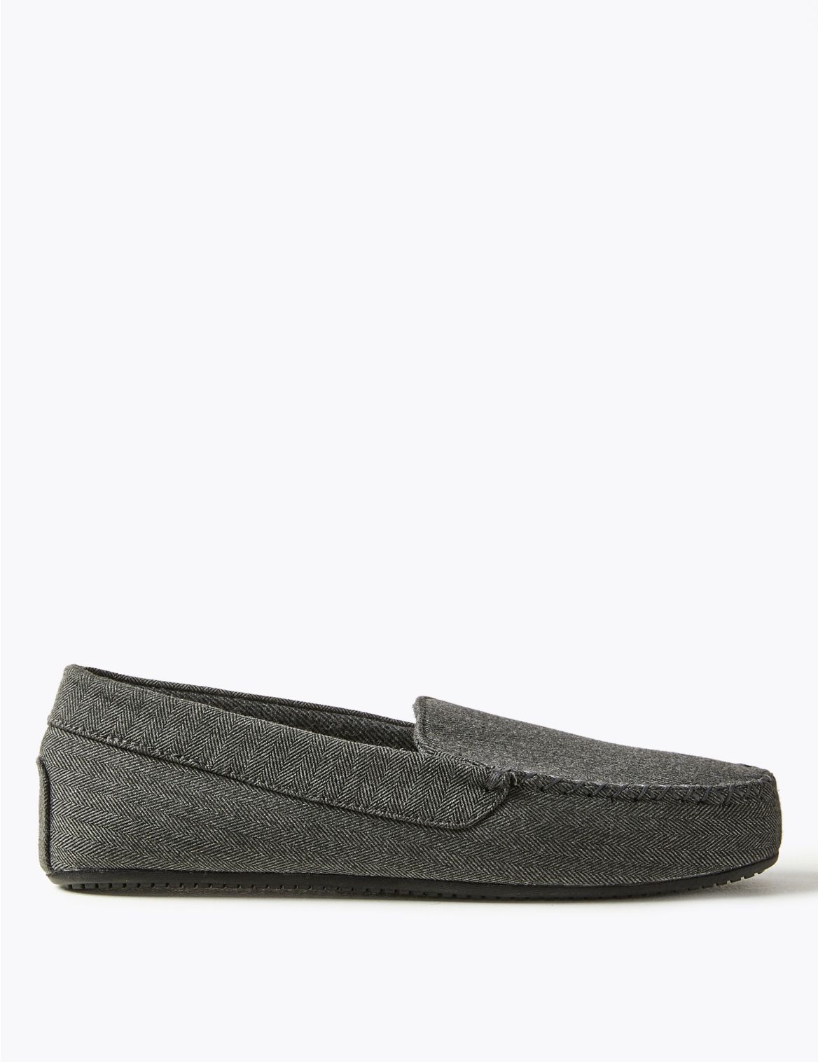 Moccasin Slippers with Thermowarmth&trade; grey