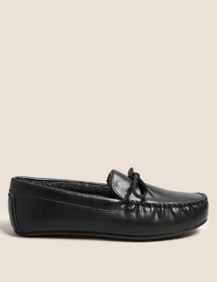 M&S Mens Moccasin Slippers with Freshfeet 