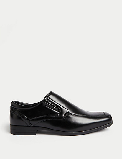 M&S Collection Slip-On Shoes - 7 - Black, Black