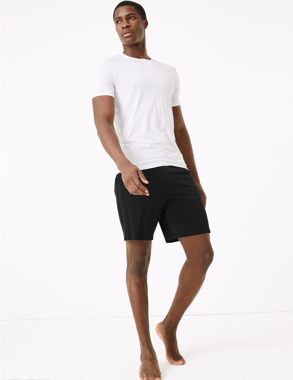Premium Cotton Supersoft Pyjama Shorts black