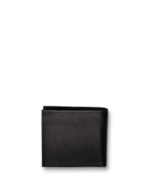 Charles Tyrwhitt Mens Leather Pebble Grain Bi-fold Wallet - Black, Black