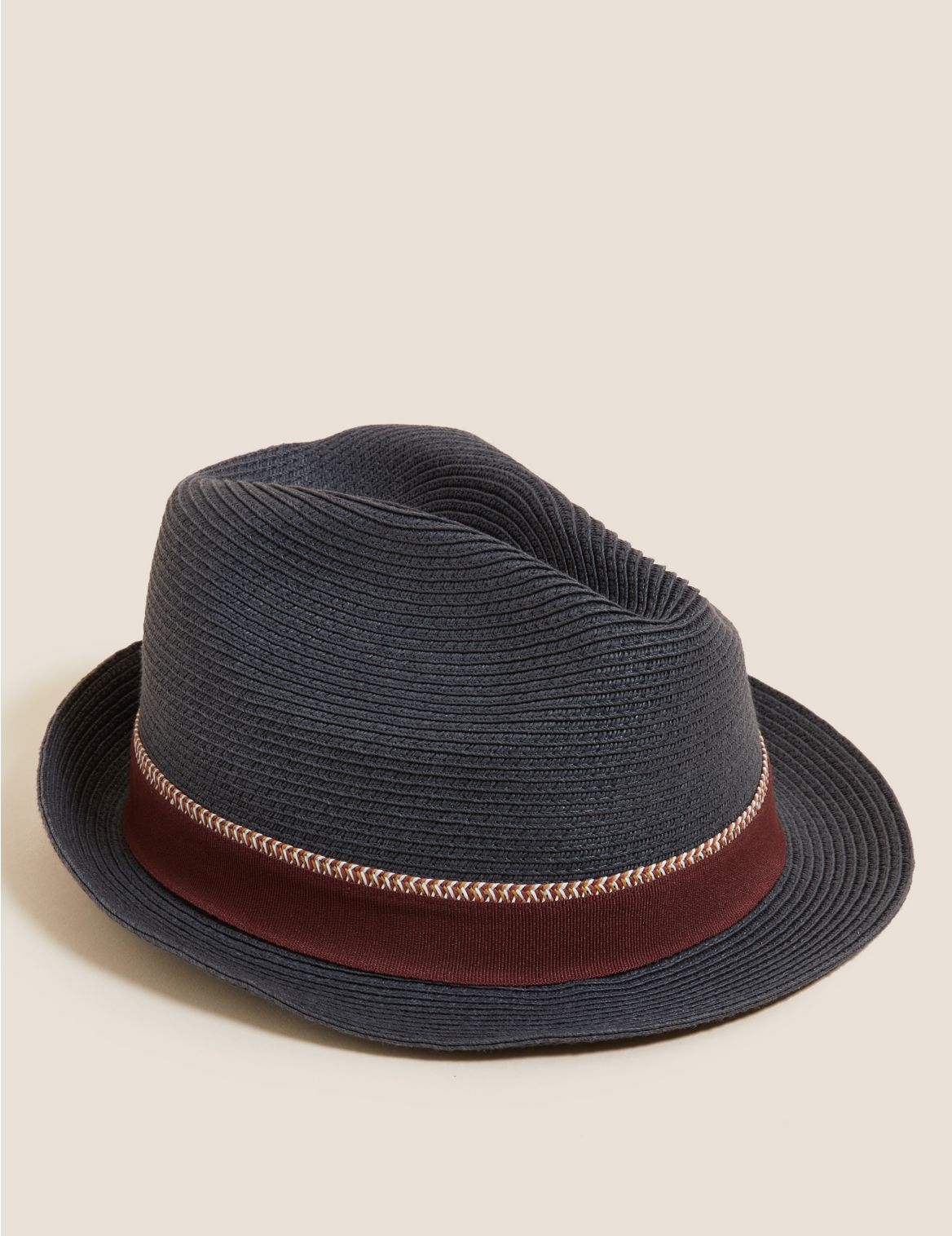 Textured Trilby navy