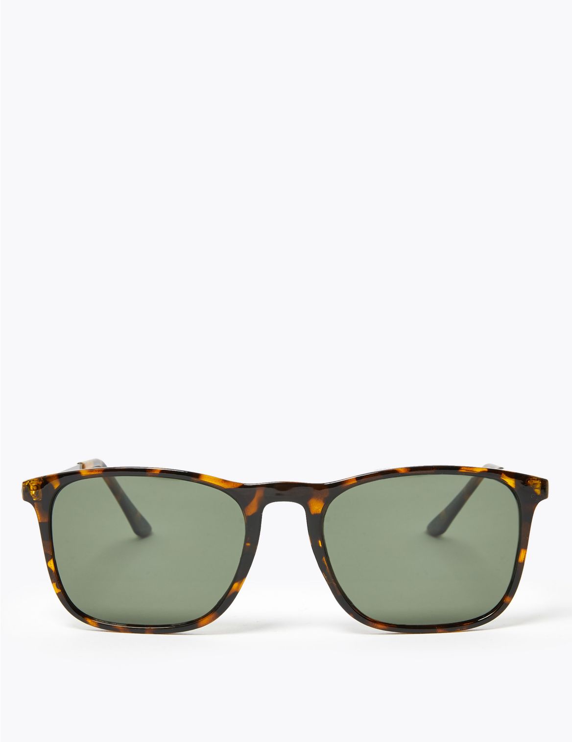 D Frame Polarised Sunglasses brown