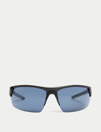 M&S Collection Sport Sunglasses - 1Size - Black, Black