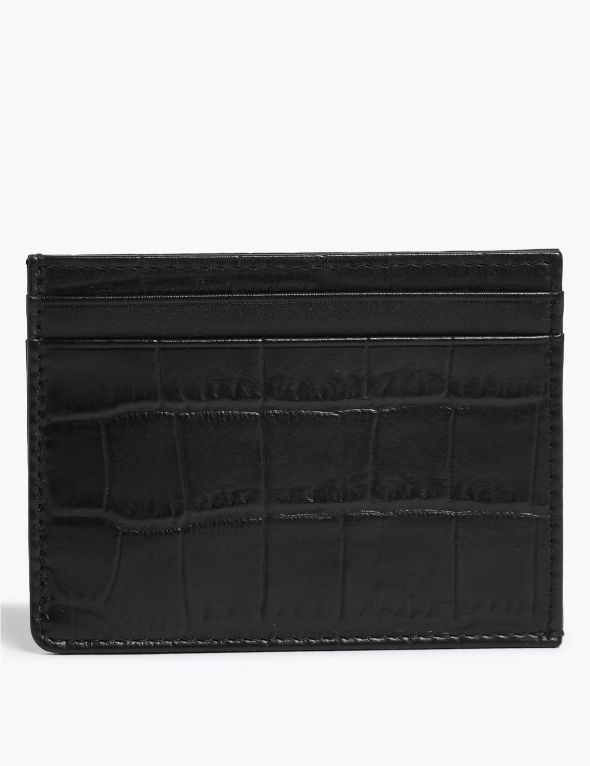 Leather Cardsafe&trade; Card Holder black
