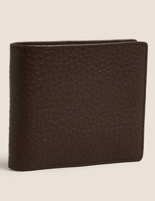 M&S Mens Leather Bi-fold Cardsafe  Wallet