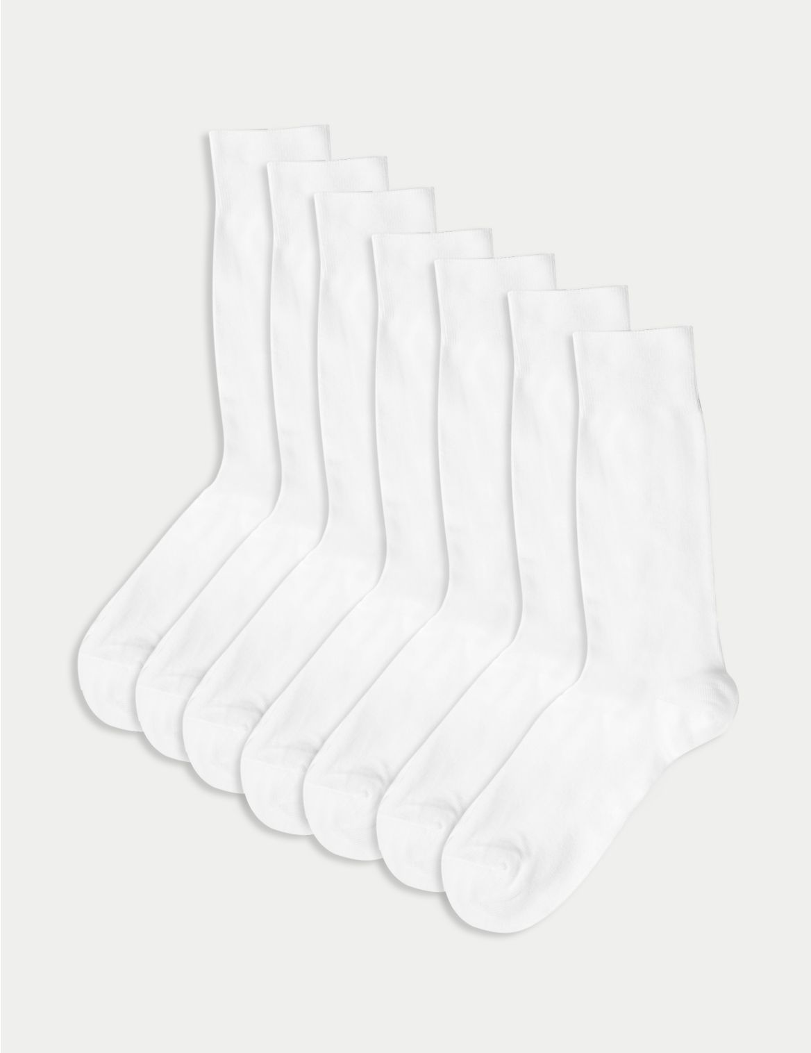 7 Pack Cool & Fresh&trade; Socks white