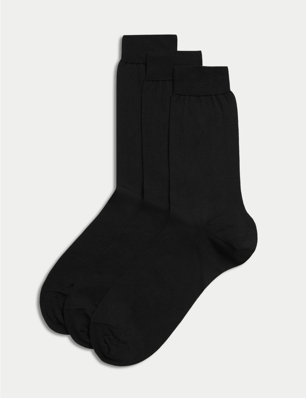 3 Pack Luxury Cotton Socks black