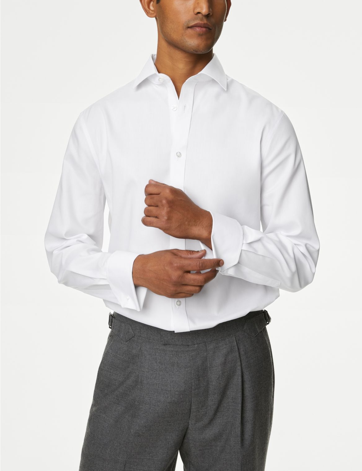 Regular Fit Non-Iron Shirt white