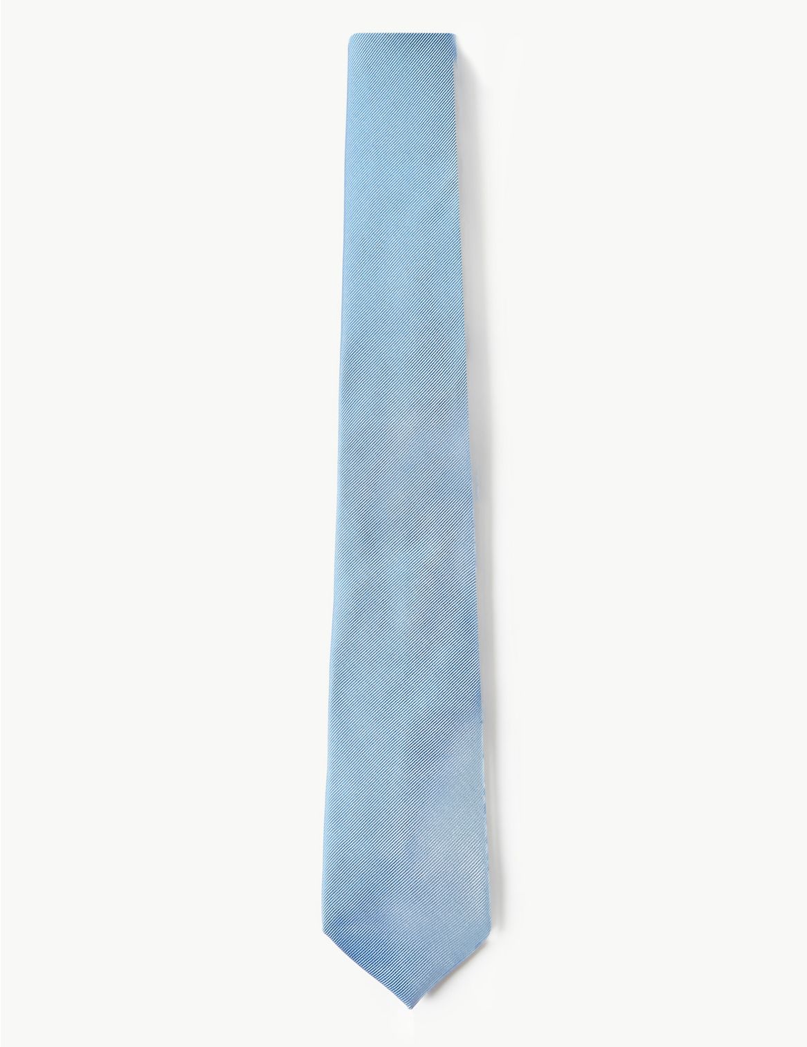 Slim Twill Tie blue