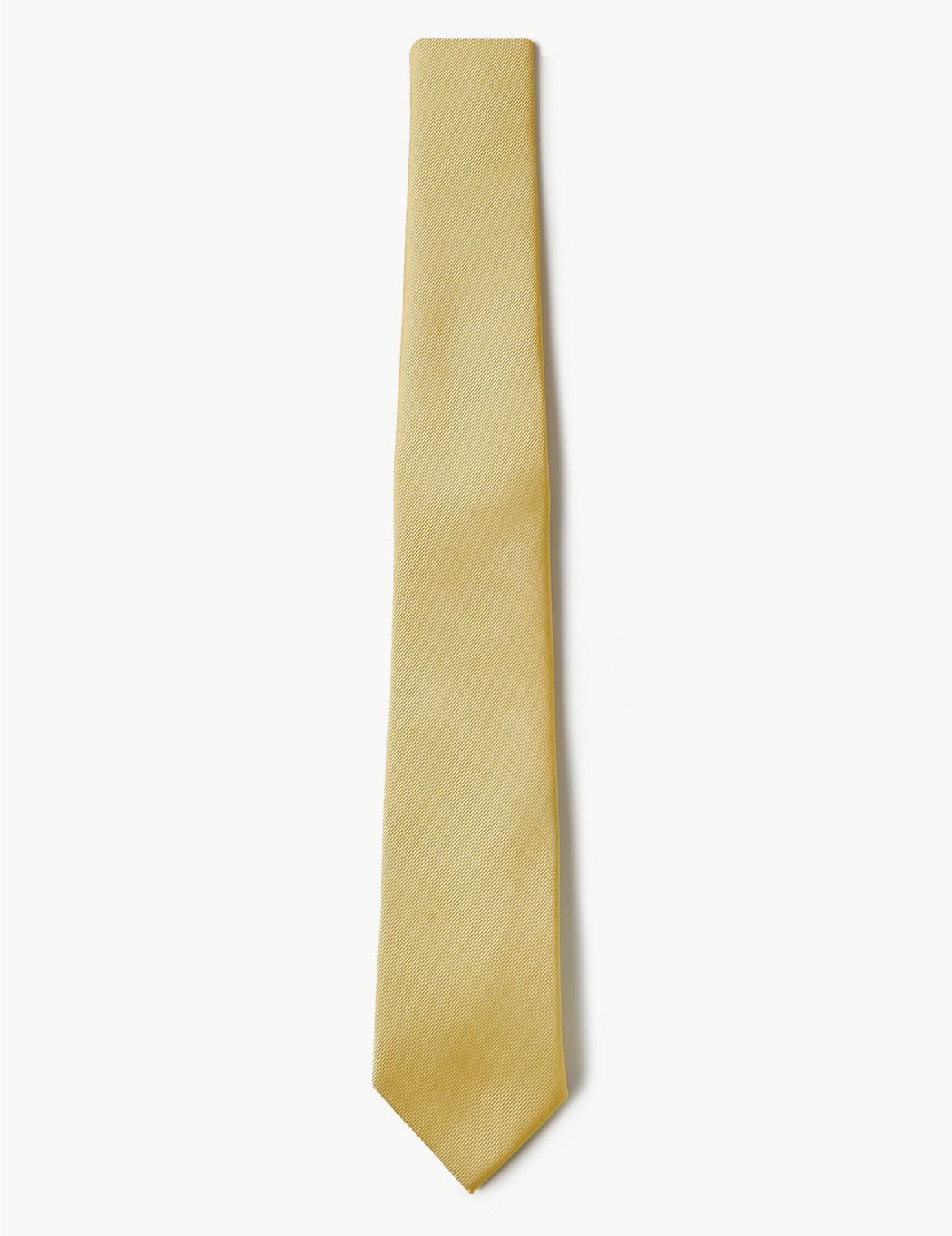 Slim Twill Tie yellow