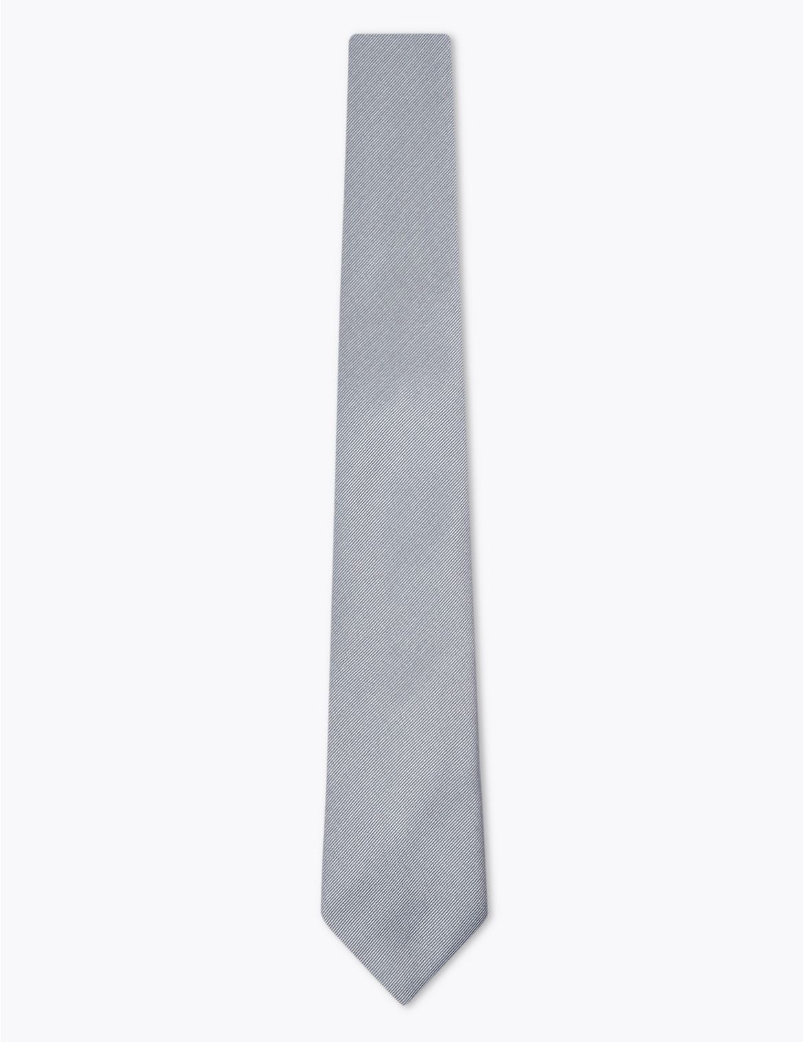 Slim Twill Tie grey
