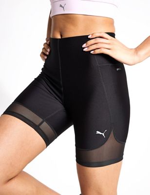 Puma Womens Ultraform High Waisted Gym Shorts - Black, Black