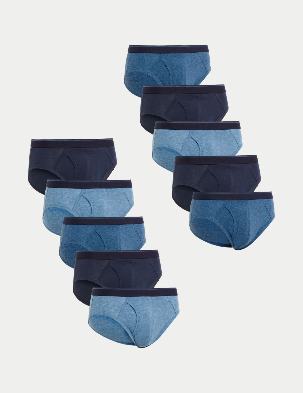 10 Pack Cool & Fresh&trade; Briefs with Stretch navy