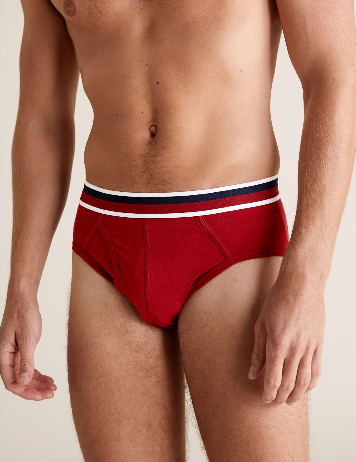 4 Pack Cotton Cool & Fresh&trade; Briefs red