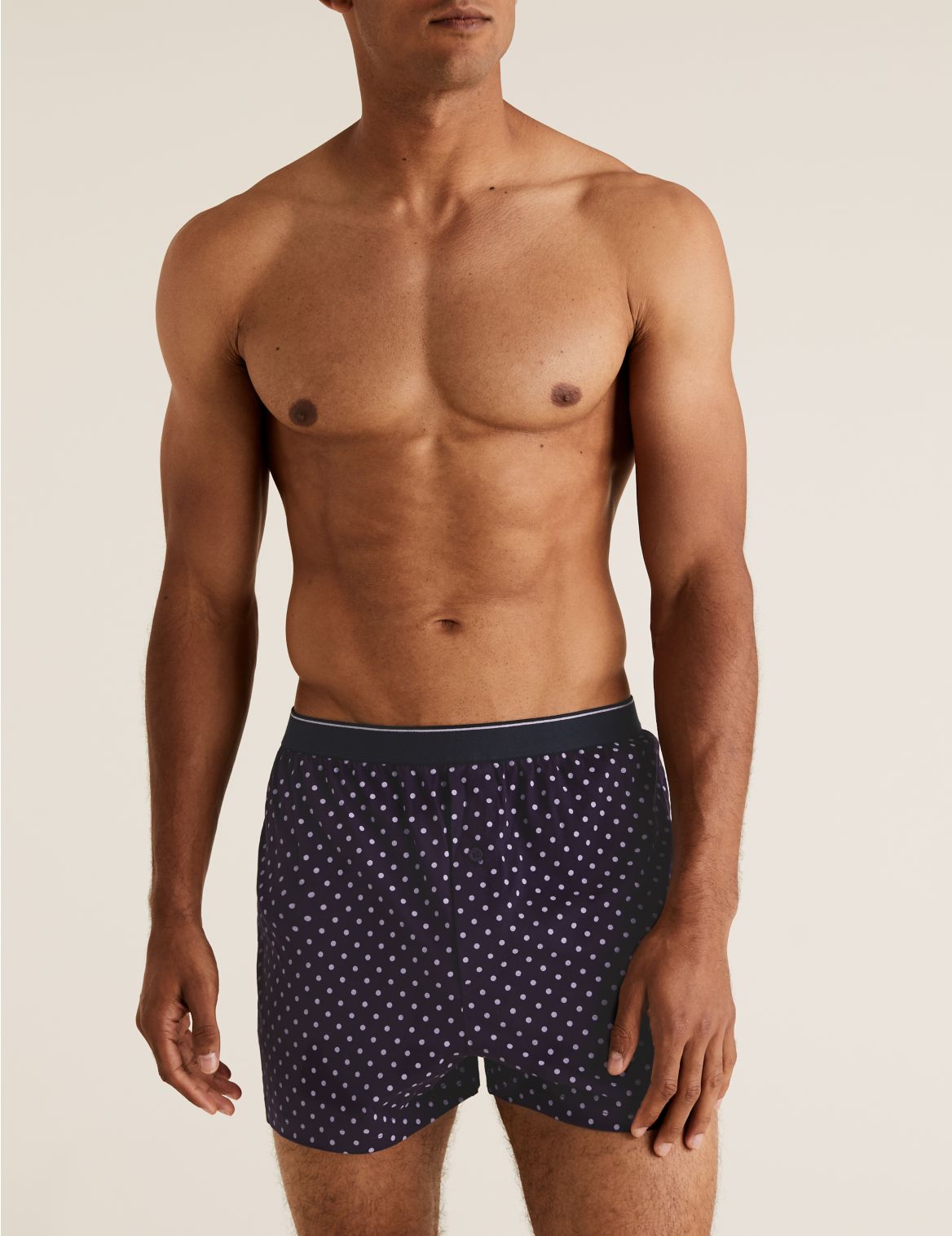 3 Pack Pure Cotton Cool & Fresh&trade; Boxers purple