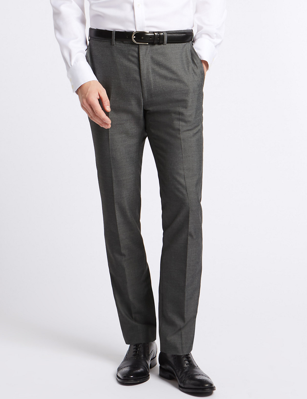M&S Collection Grey Modern Slim Fit Trousers | £44.00 | Bluewater
