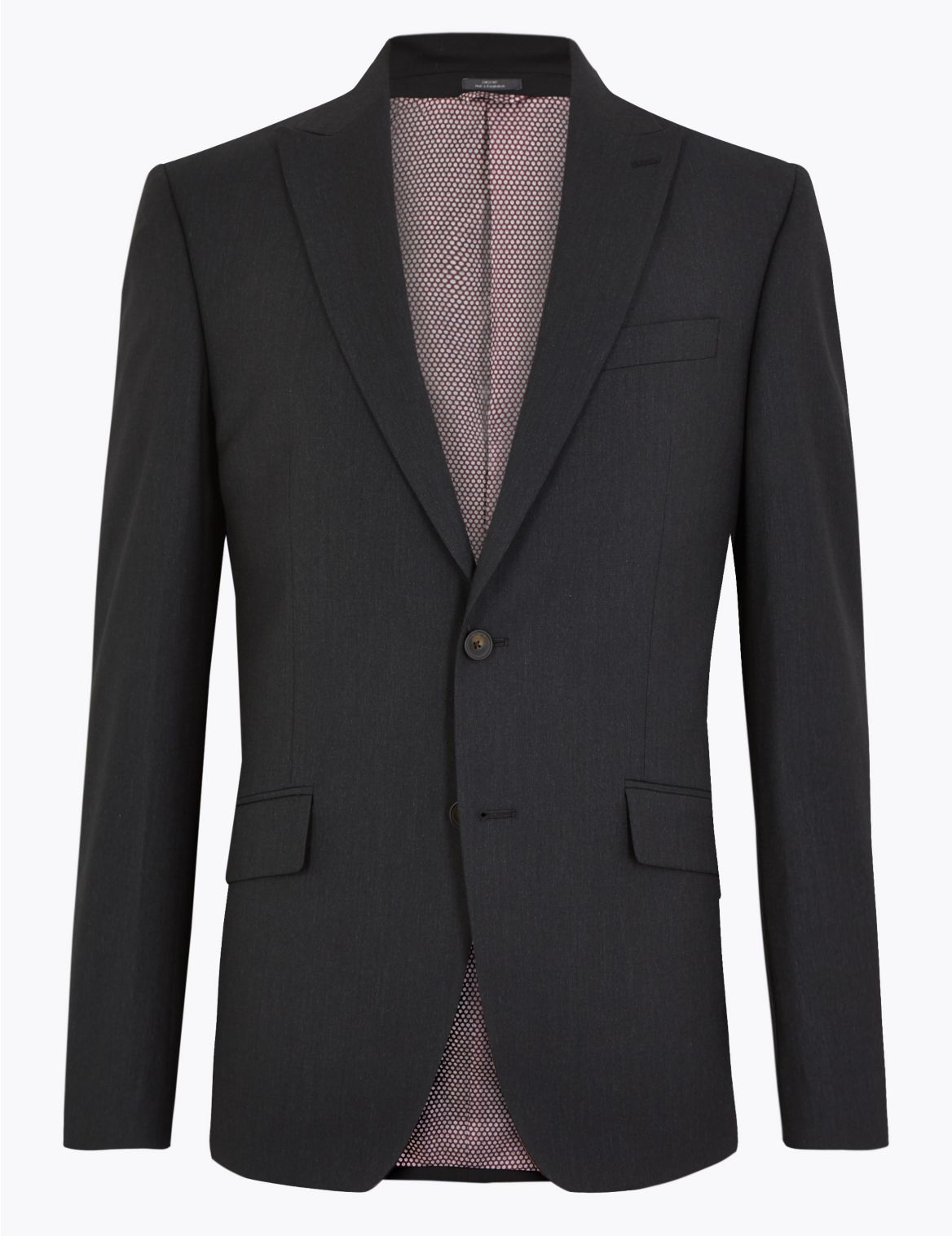 Slim Fit Jacket with Stretch grey