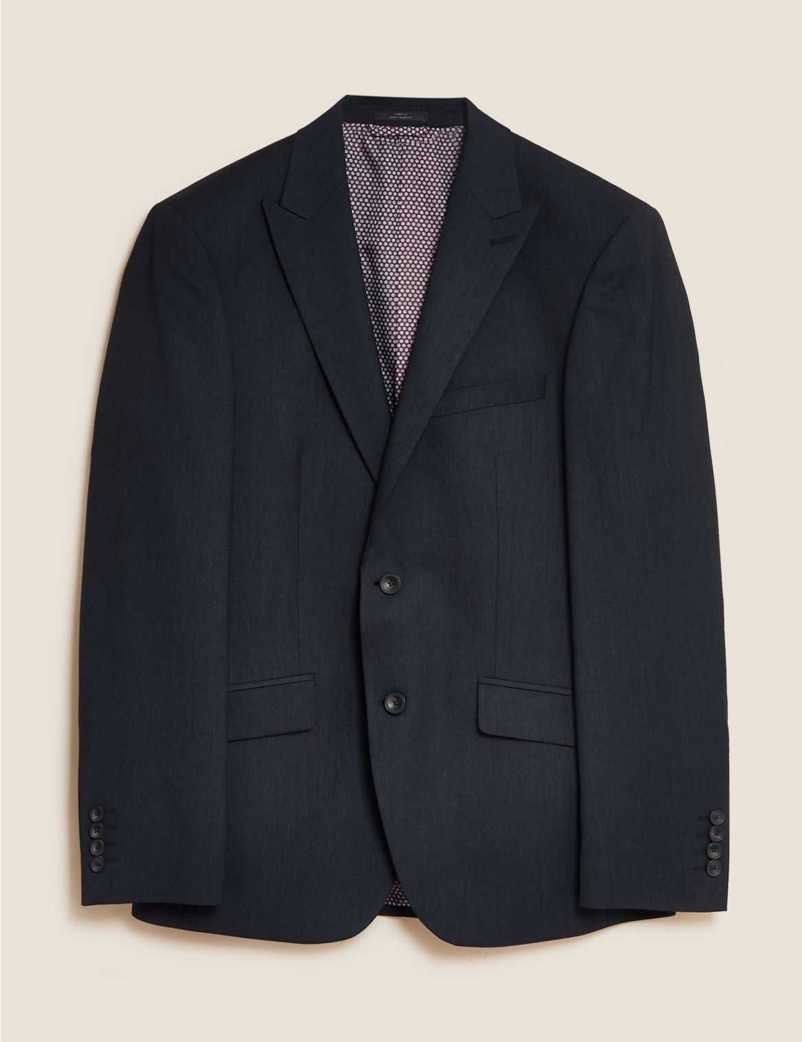 Tailored Fit Jacket with Stretch grey