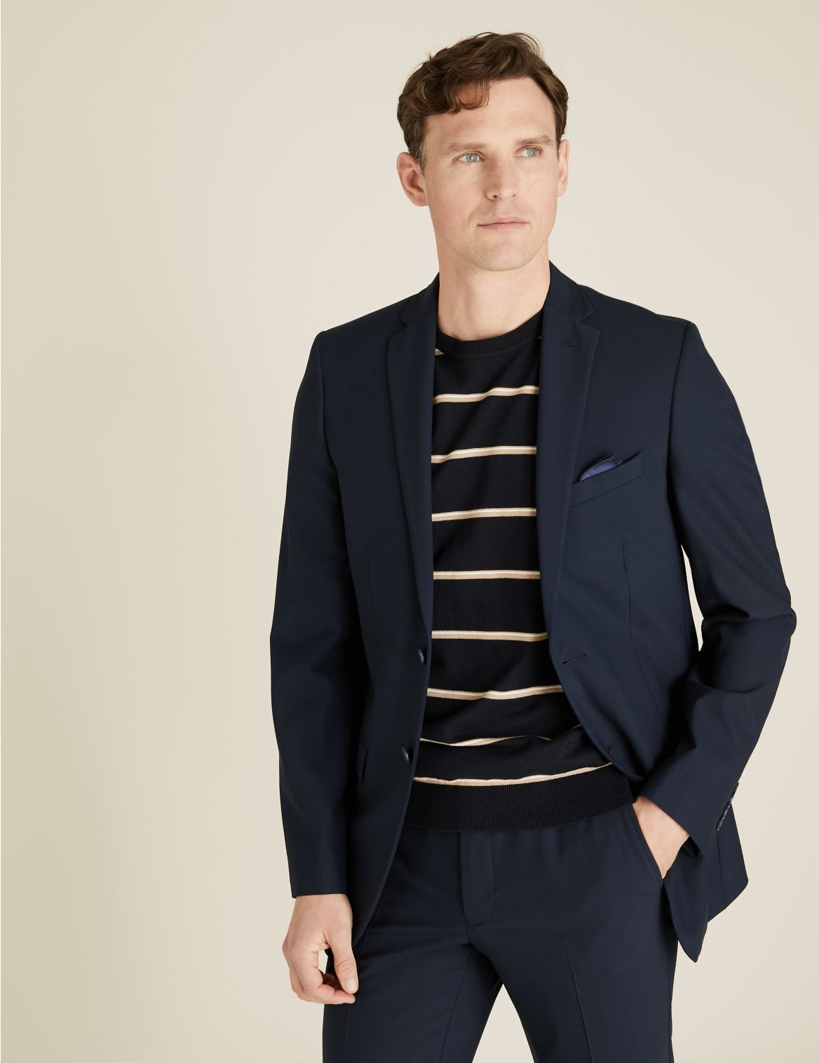 The Ultimate Navy Tailored Fit Jacket navy