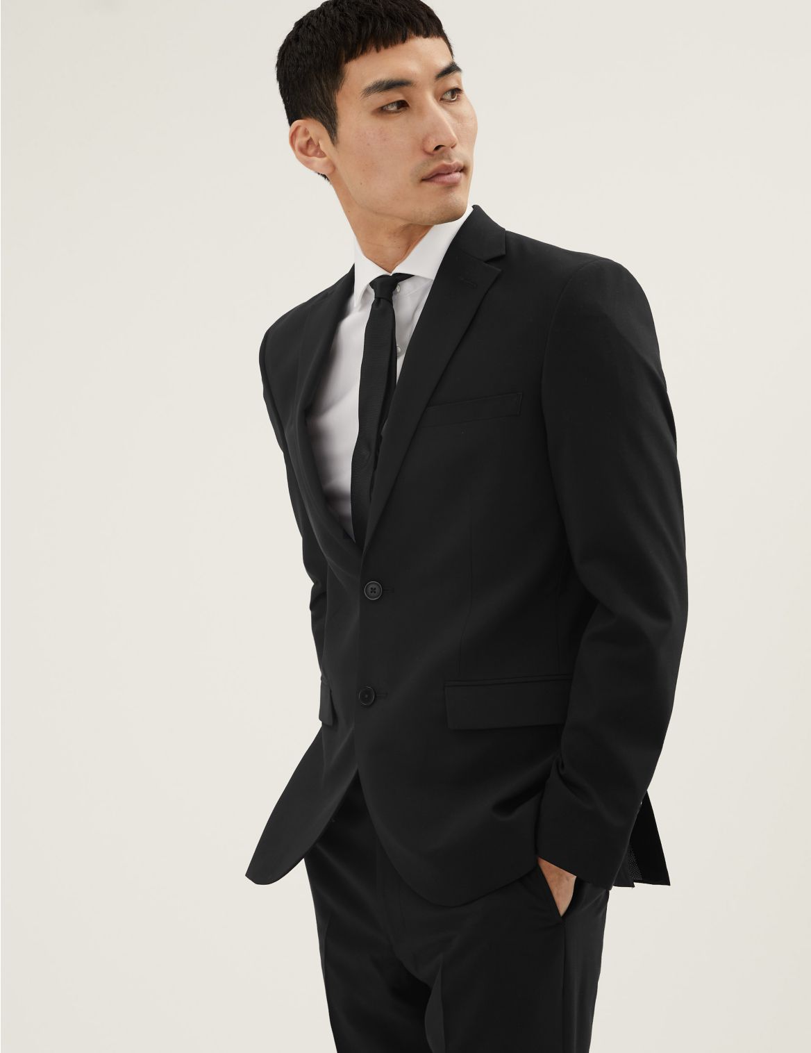 The Ultimate Black Tailored Fit Jacket black