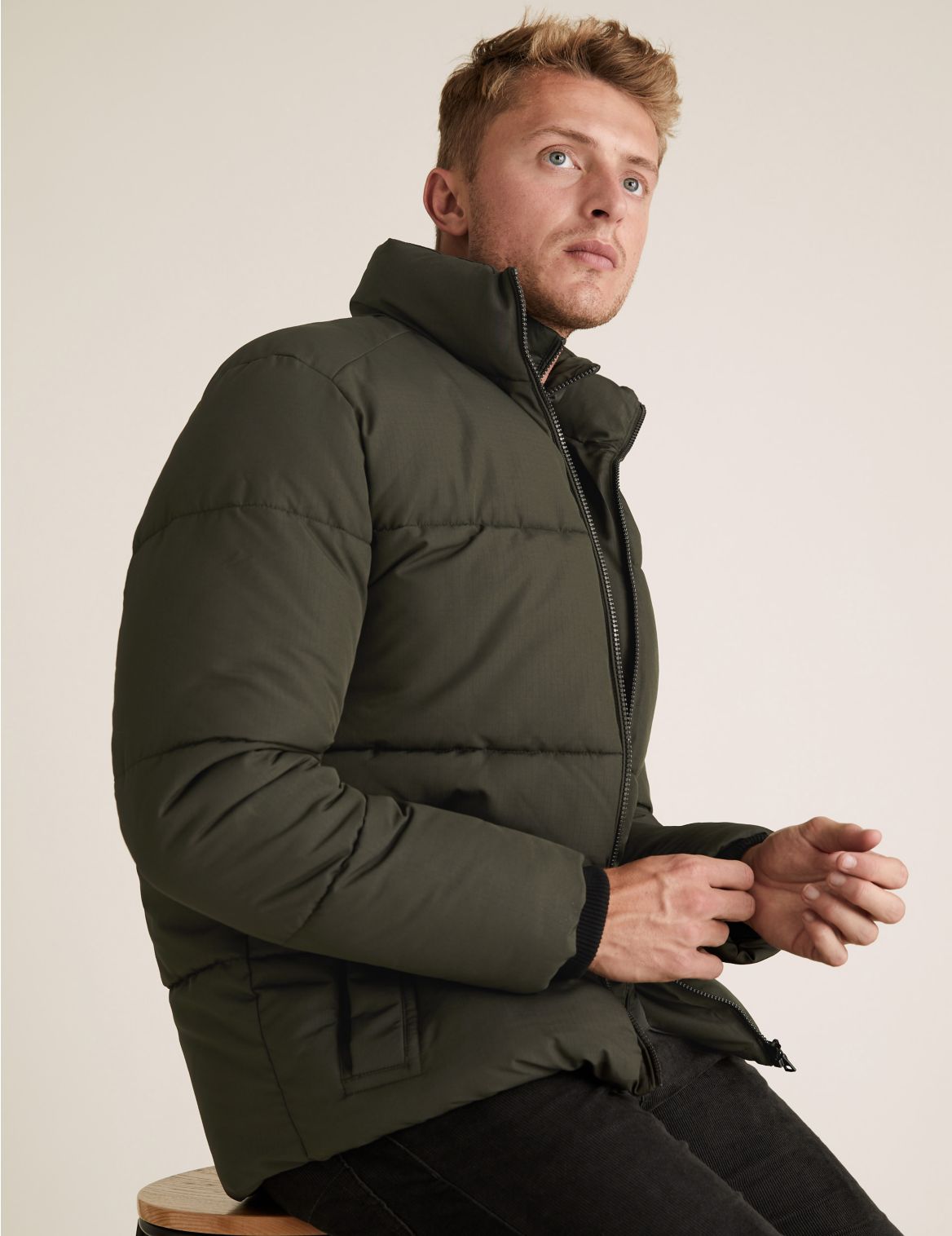 Padded Puffer Jacket with Stormwear&trade; green