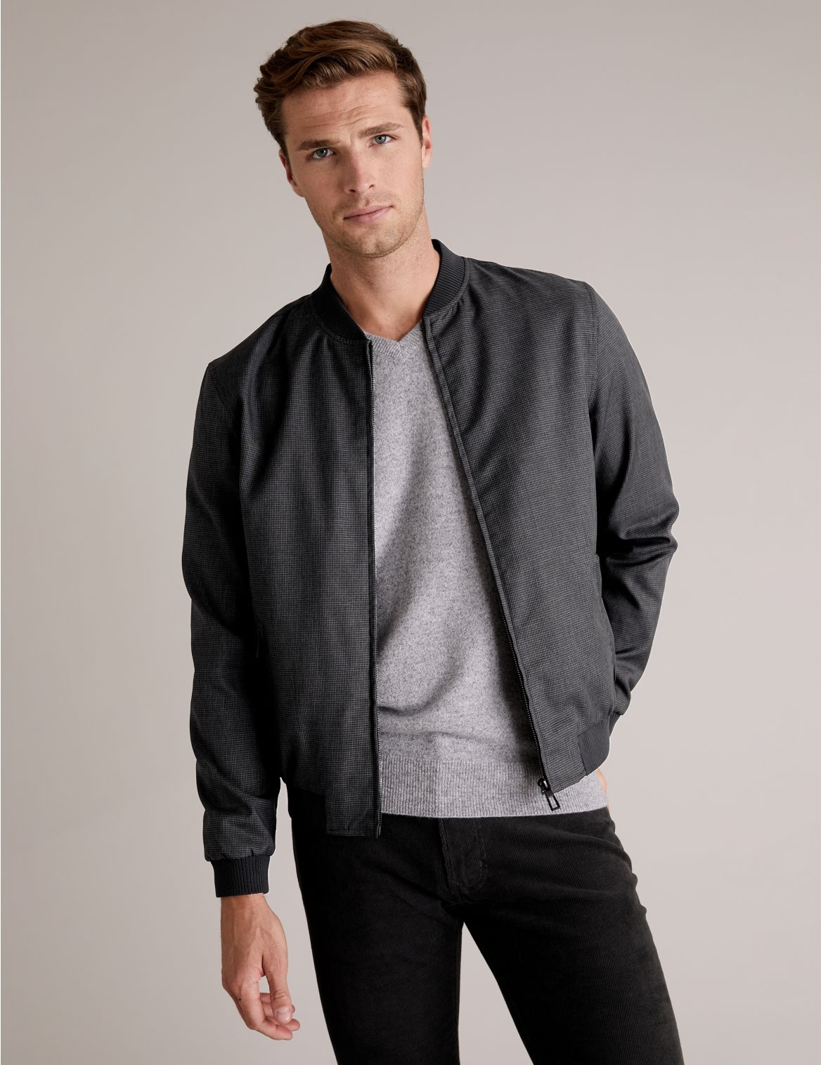 Smart Bomber Jacket with Stormwear&trade; grey
