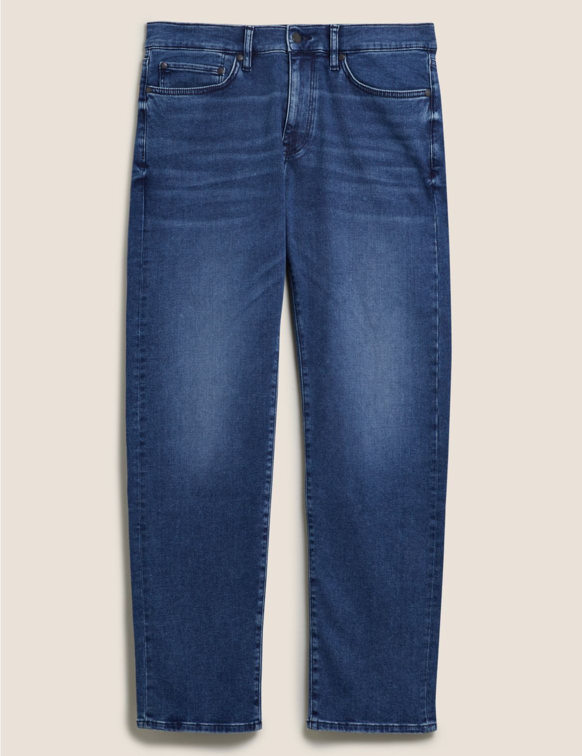 Straight Fit Supersoft Stretch Jeans blue