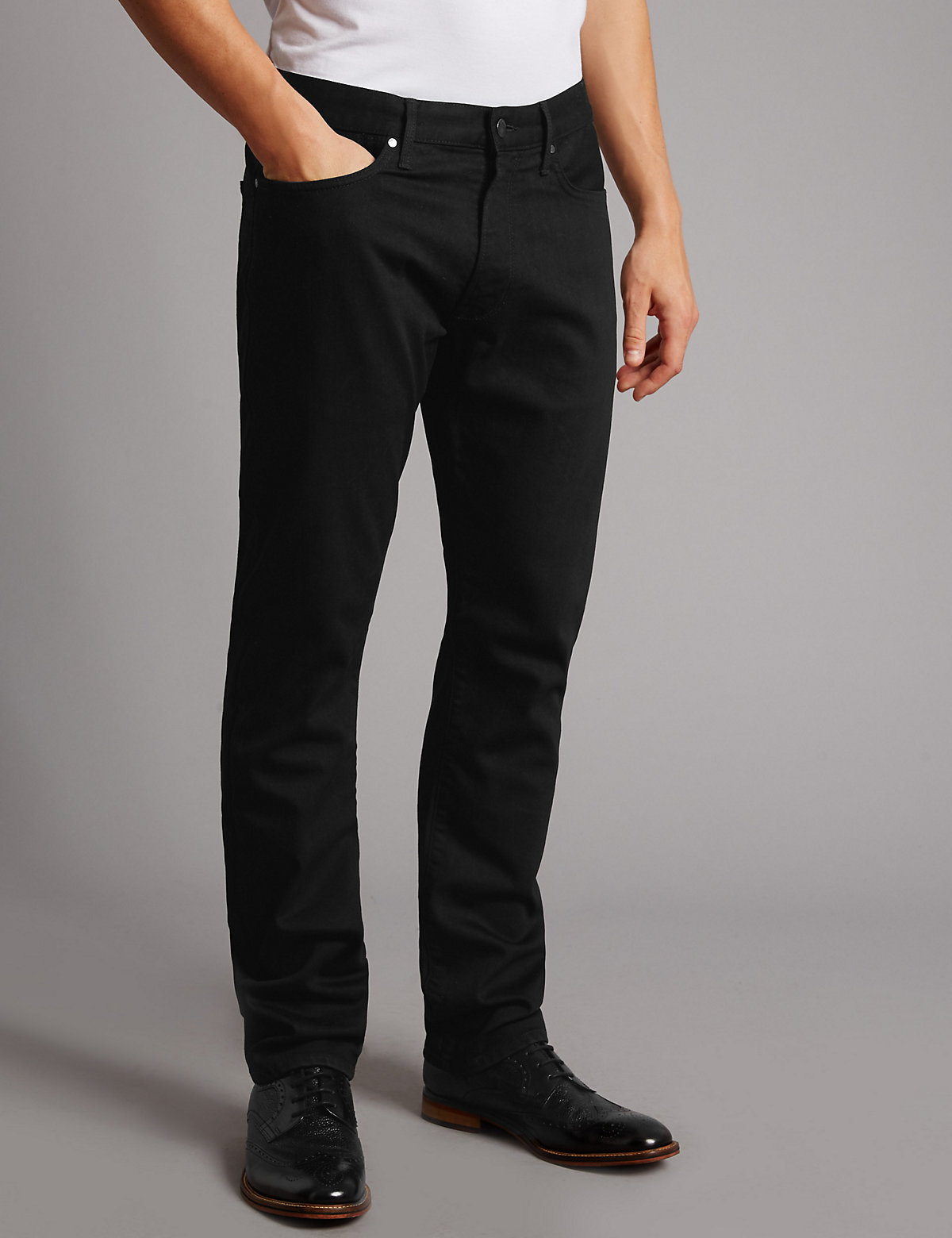 M&S Collection Big & Tall Slim Fit Stretch Jeans | Bluewater | £10.99
