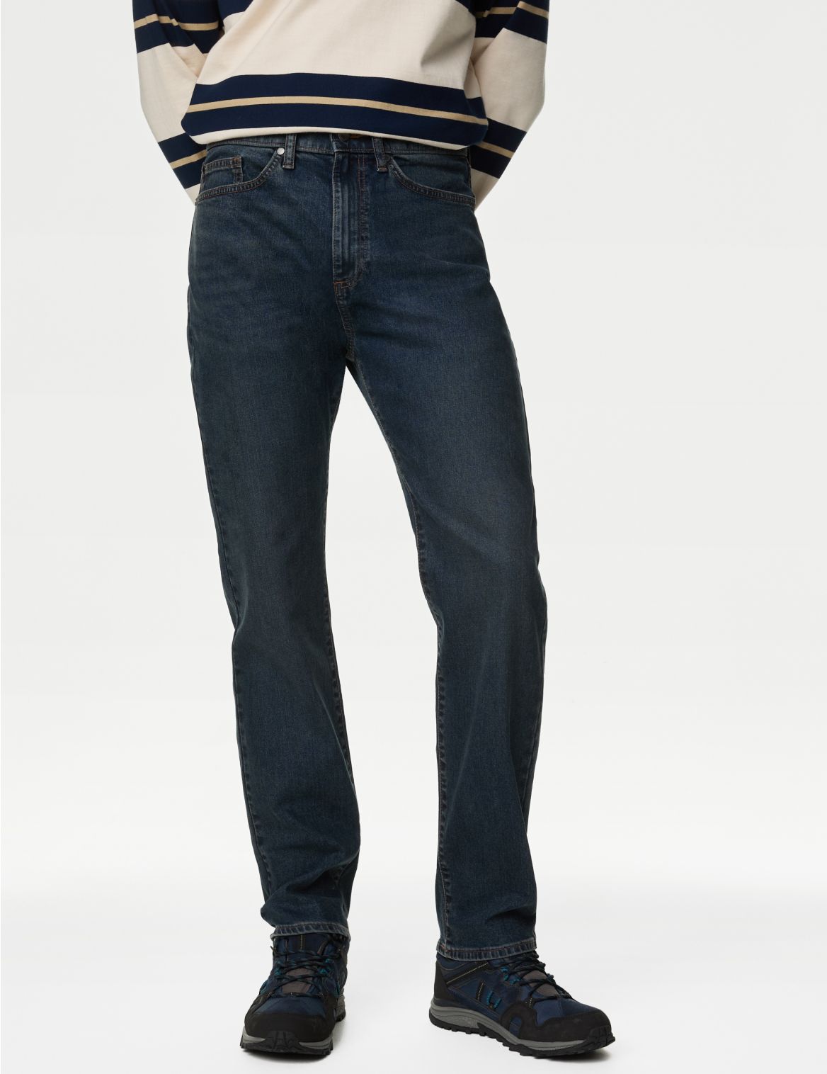 Regular Fit Stretch Jeans with Stormwear&trade; blue