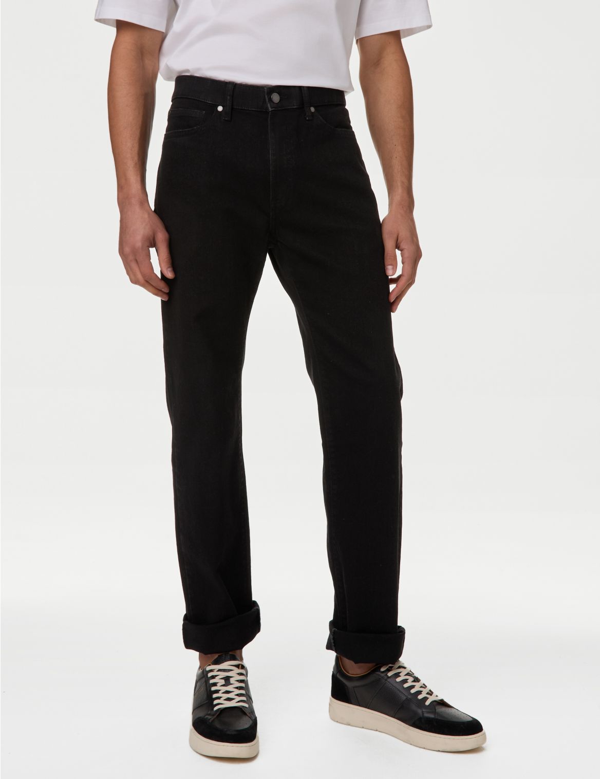 Regular Fit Stretch Jeans with Stormwear&trade; black