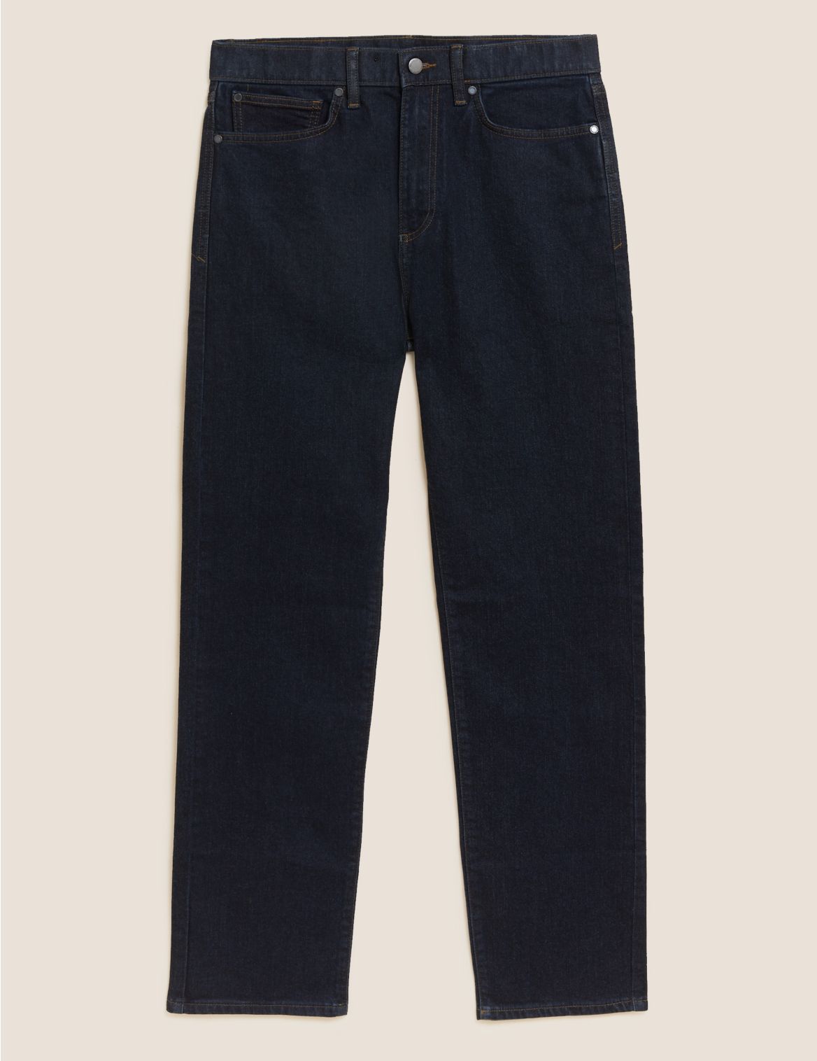 Big & Tall Regular Fit Stretch Jeans with Stormwear&trade; navy