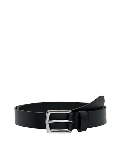 only & sons leather belt - 41.5 - black, black