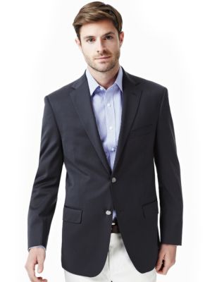 M & S Collection Performance 2 Button Stormwear Blazer With Wool | Snapcat