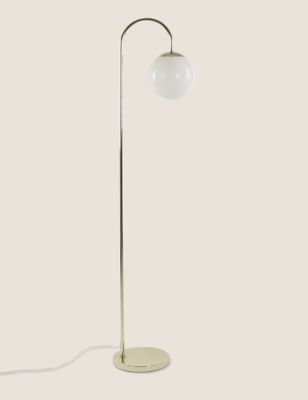 M&S Opal Curved Floor Lamp