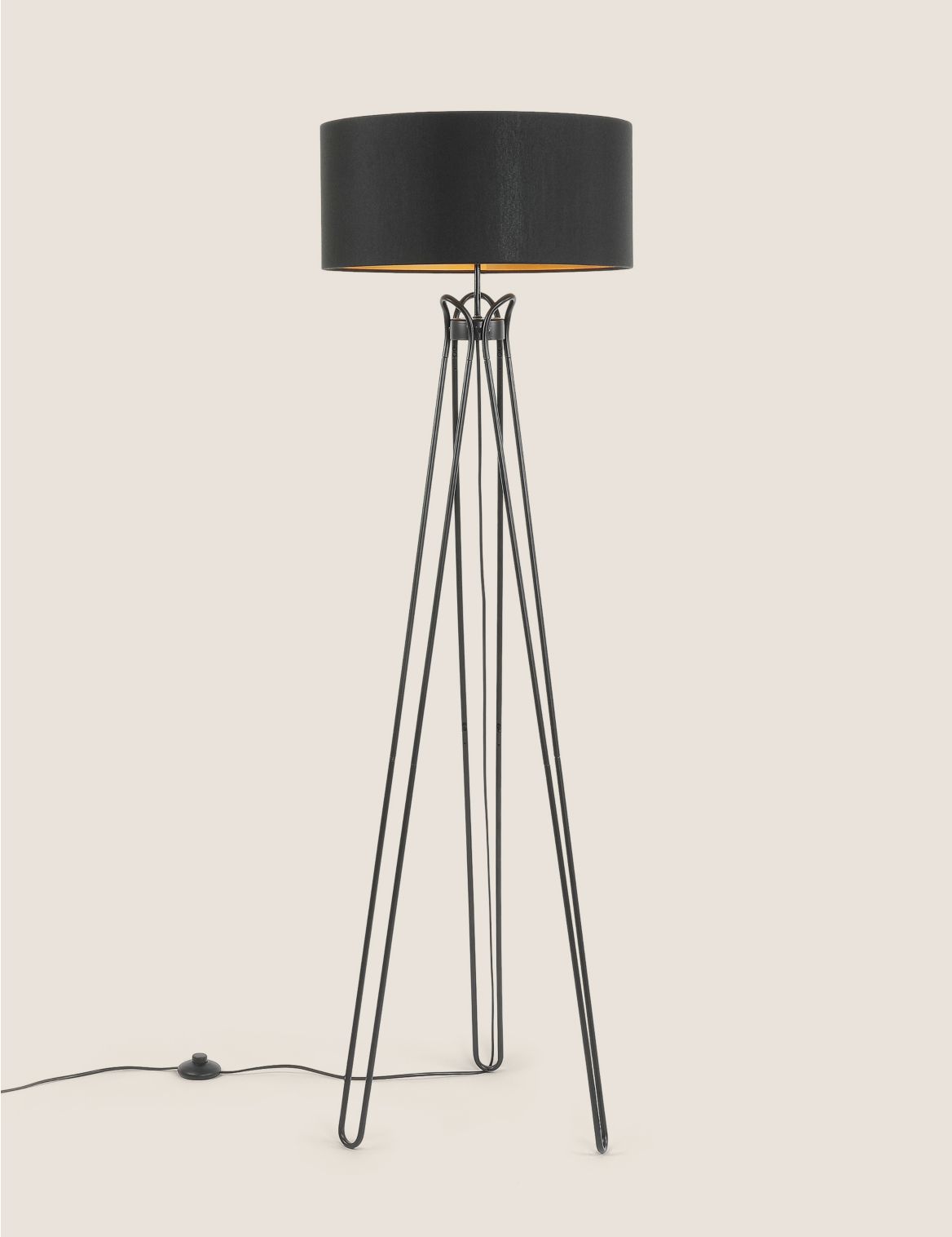Hairpin Floor Lamp black