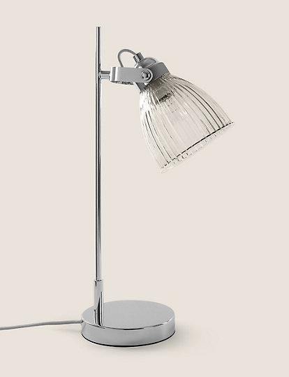 M&S Collection Florence Table Lamp - 1Size - Silver, Silver