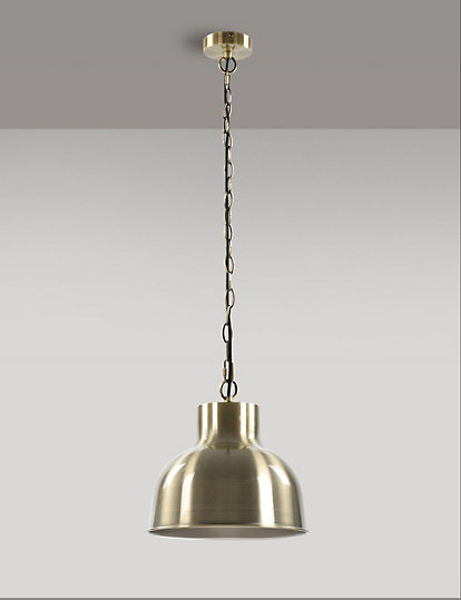 M&S Collection Cambourne Pendant Light - 1Size - Antique Brass, Antique Brass