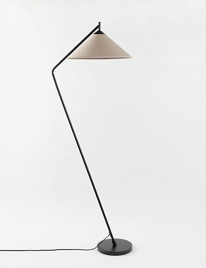 M&S Collection Aiden Floor Lamp - 1Size - Black, Black