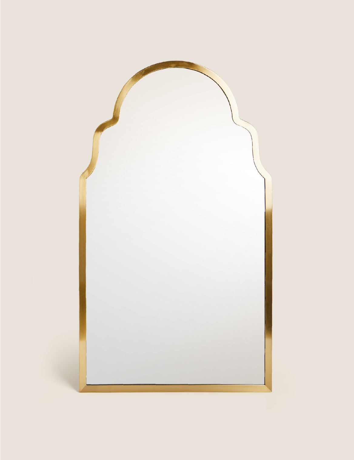 Madrid Large Curved Wall Mirror yellow