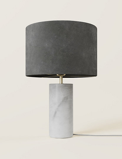 M&S Collection Farley Table Lamp - 1Size - Marble, Marble