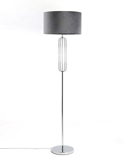 Marks And Spencer Madrid Floor Lamp - 1Size - Silver Mix, Silver Mix