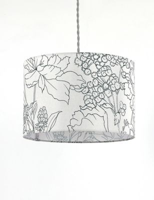 M&S Floral Print Lamp Shade