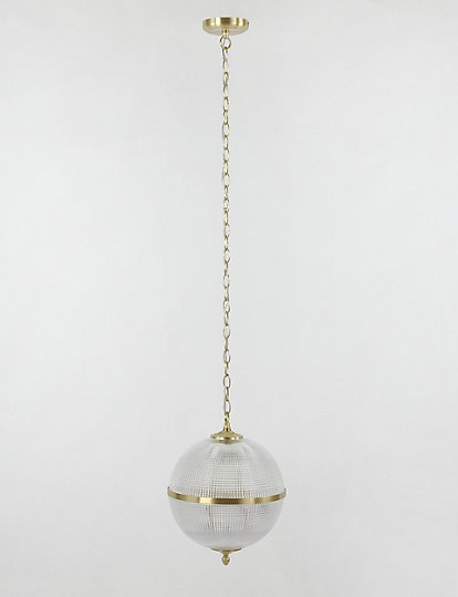 M&S Collection Eliza Pendant Light - 1Size - Antique Brass, Antique Brass