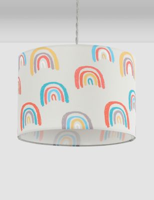 M&S Rainbow Print Ceiling Lamp Shade