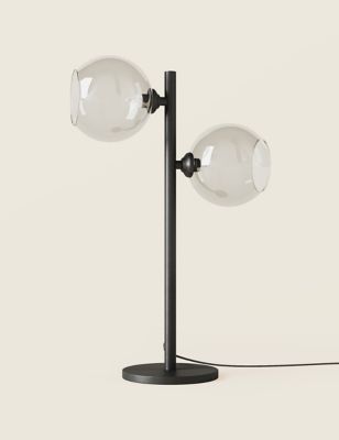 M&S 2 Light Globe Table Lamp