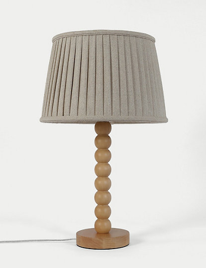 M&S Collection Tilly Table Lamp - 1Size - Natural, Natural
