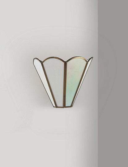 M&S Collection Tabitha Wall Light - 1Size - Silver Mix, Silver Mix