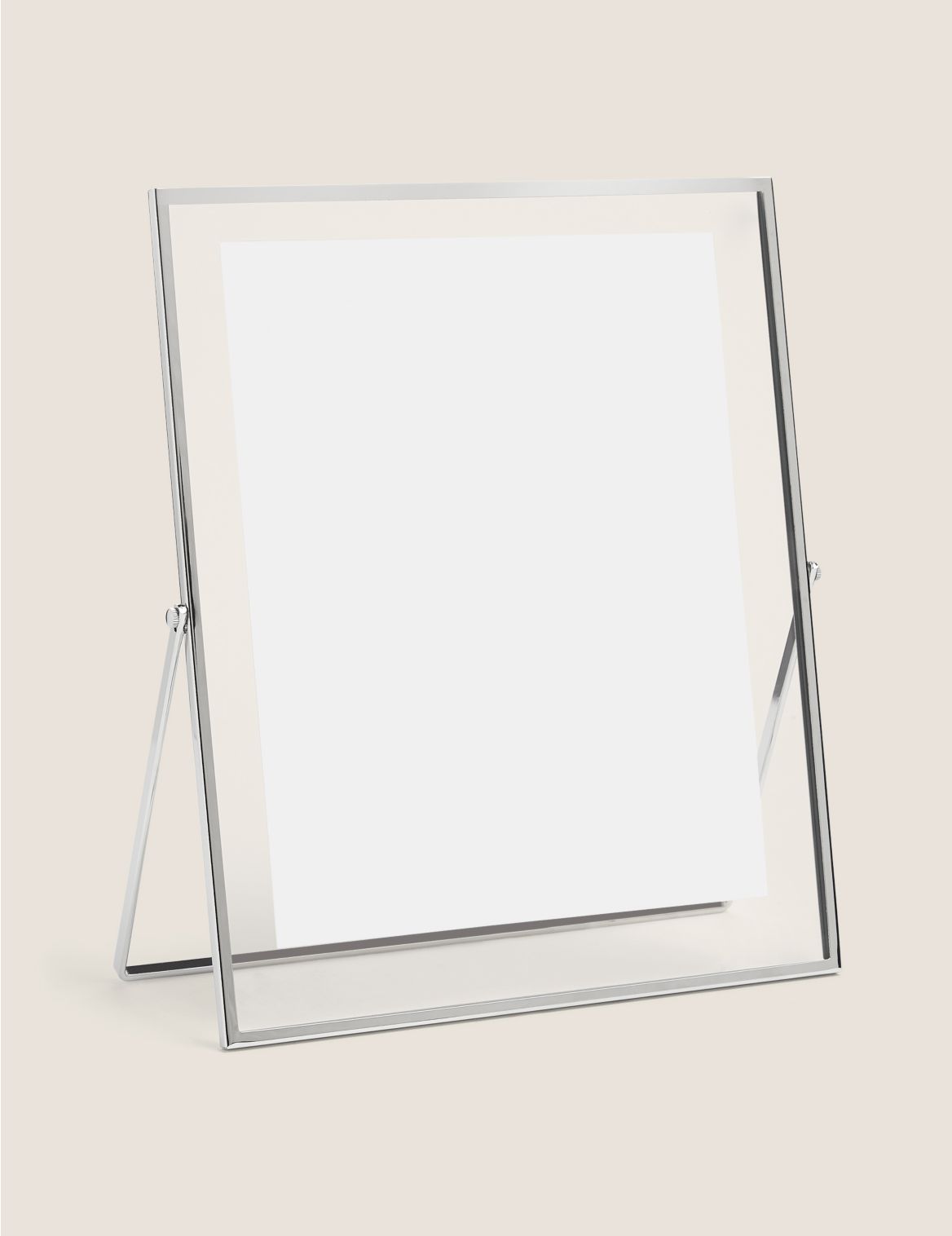 Skinny Easel Photo Frame 8x10 inch silver