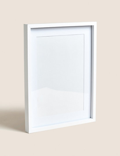 M&S Collection Wood Photo Frame A4 - 1Size - White, White